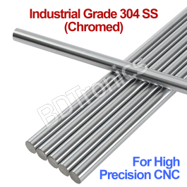 Linear Motion Rod Shaft Guide Set 8mm Linear Motion Guide Set - 2x500mm Rods With 4 Bearings & 4 Supports For CNC & DIY Projects SK8 Rail Supports
