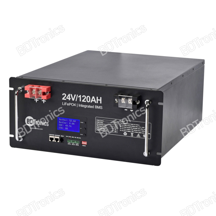 48V 120AH Lithium Iron Phosphate Battery Pack with LCD Display, CAN, RS485 Port 48V 120AH Lithium Iron Phosphate Battery Pack with LCD Display, CAN, RS485 Port