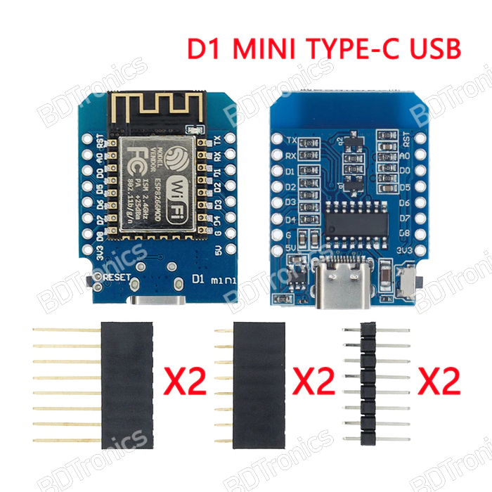 Wemos D1 Mini ESP8266 Lua Wifi Dev Board USB Type C Version Wemos D1 Mini ESP8266 Lua Wifi Dev Board USB Type C Version