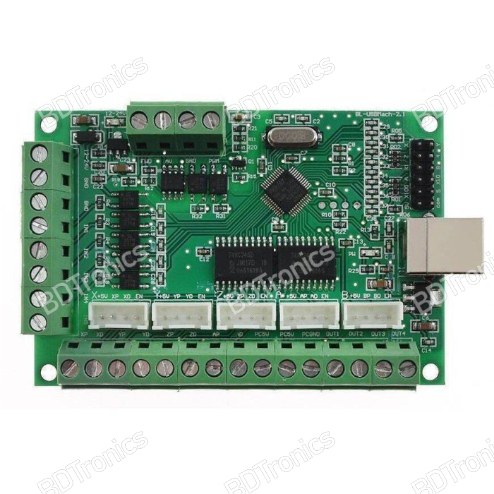 MACH3 CNC Breakout Board USB 100KHz 5-Axis Interface Driver Motion Controller MACH3 CNC Breakout Board USB 100KHz 5-Axis Interface Driver Motion Controller