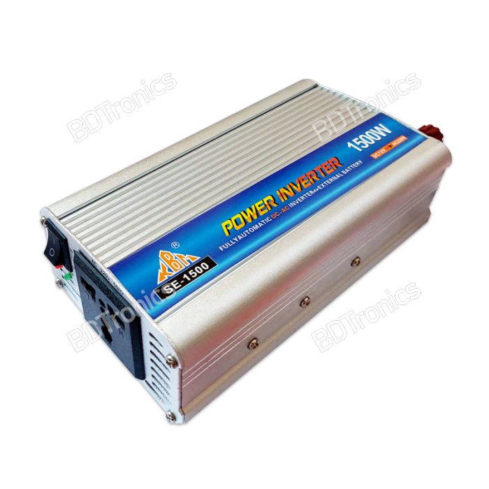 1500W Modified Sinewave Inverter with Battery Cable Clips main product photo