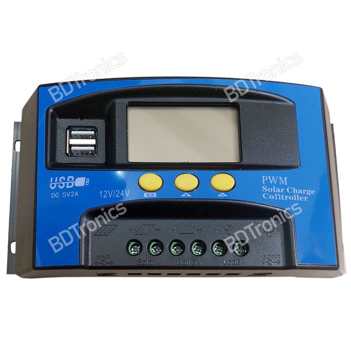 PWM Solar Charge Controller 12V/24V 30A with USB in Bangladesh