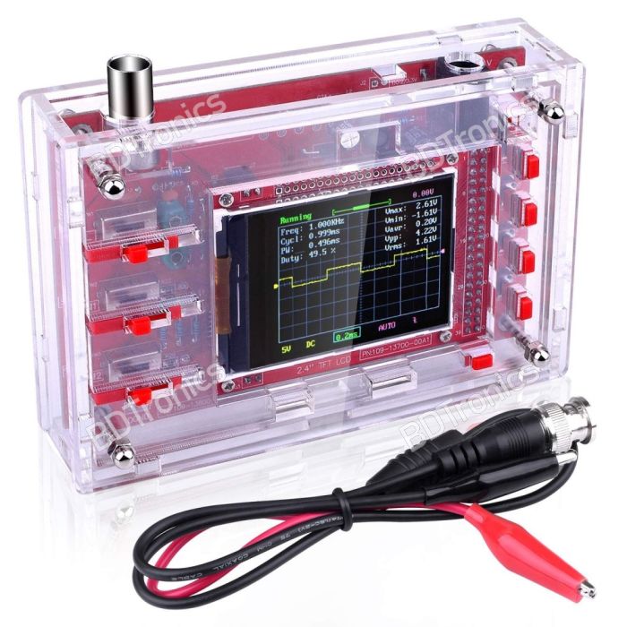 DSO138 Mini Oscilloscope 1Msps 2.4" TFT LCD Assembled Soldered main product photo