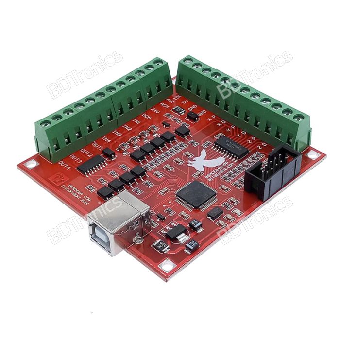 Til Ni Antage Faciliteter USB MACH3 100Khz 4 Axis CNC Controller Board Motherboard with Slave Axis  Support in Bangladesh