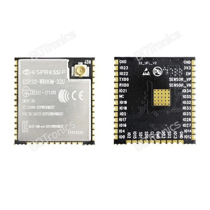 ESP32-WROOM-32U WiFi Bluetooth SMD Chipset main product photo