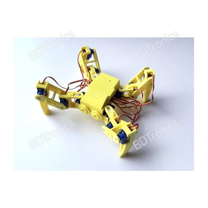3d Printed 12 DOF Quadruped Spider Robot main product photo