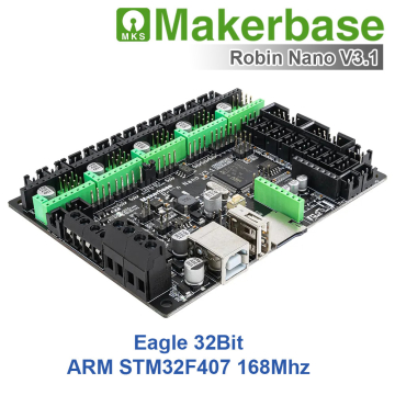 Makerbase MKS Robin Nano V3.1 Eagle 32-Bit 3D Printer Controller Board Marlin Klipper Motherboard in BD, Bangladesh by BDTronics