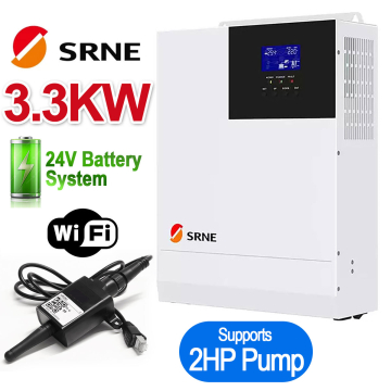 SRNE 3.3KW Off-Grid Solar Inverter HF2430S80-H with Solar IPS with MPPT Controller in BD, Bangladesh by BDTronics