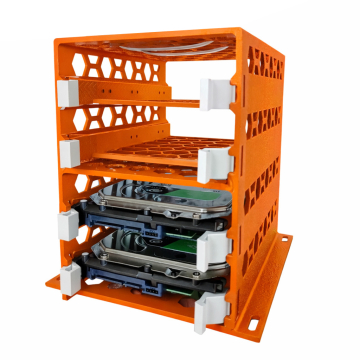 4 Bay 3.5" HDD Cage Plastic Storage in BD, Bangladesh by BDTronics