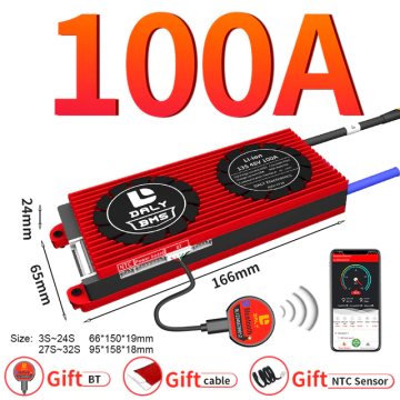 DALY Smart BMS 4S 12V 100A Lithium Iron Phosphate LiFePo4 Battery Charger with Bluetooth in BD, Bangladesh by BDTronics DALY Smart BMS 4S 12V 100A Lithium Iron Phosphate LiFePo4 Battery Charger with Bluetooth in BD, Bangladesh by BDTronics