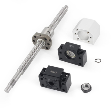 SFU1605 Ball Screw 1000mm Length with Ball Screw Nut + BK12/ BF12 Ball Screw End Supports + Nut Housing for CNC Machine in BD, Bangladesh by BDTronics SFU1605 Ball Screw 1000mm Length with Ball Screw Nut + BK12/ BF12 Ball Screw End Supports + Nut Housing for CNC Machine in BD, Bangladesh by BDTronics