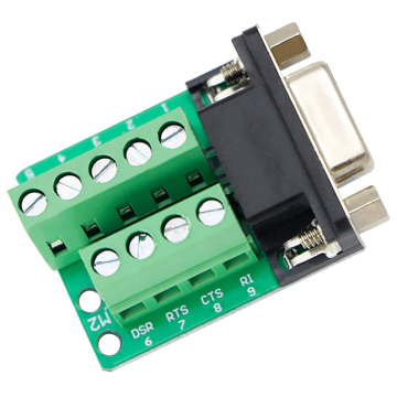 DB9/RS232/RS485 9-Pin Terminal Female Breakout Board with Screw Terminal in BD, Bangladesh by BDTronics