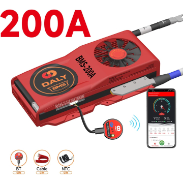 DALY SMART BMS 8S 24V 200A wtih Balance for Lithium Iron Phosphate LiFePO4 Battery with Fan + Bluetooth in BD, Bangladesh by BDTronics DALY SMART BMS 8S 24V 200A wtih Balance for Lithium Iron Phosphate LiFePO4 Battery with Fan + Bluetooth in BD, Bangladesh by BDTronics