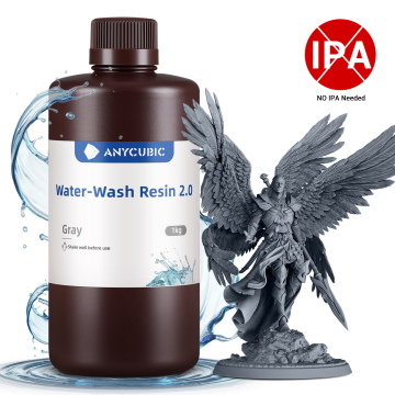 ANYCUBIC Water Washable Resin (V2.0 Upgraded) UV Liquid Photopolymer Resin for 3D Printing (1KG) in BD, Bangladesh by BDTronics