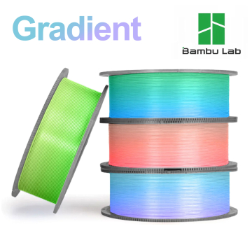 Bambu Lab PLA Gradient Multi-color Filament for 3D Printing (1KG) in BD, Bangladesh by BDTronics