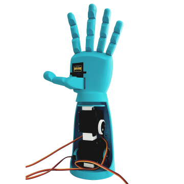 Humanoid Robot Hand Prosthetic Robot Arm Hand DIY Kit (Arduino Programmable) in BD, Bangladesh by BDTronics