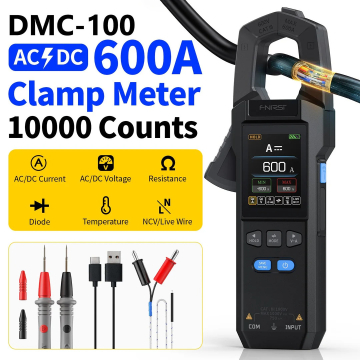 FNIRSI DMC-100 Digital Clamp Meter Multimeter DC & AC Current in BD, Bangladesh by BDTronics