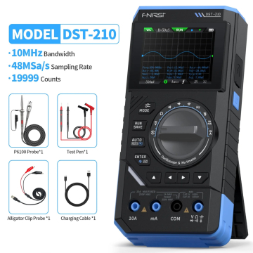 FNIRSI DST-210 Digital Multimeter 10MHz Oscilloscope Signal Generator (3-in-1) in BD, Bangladesh by BDTronics