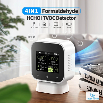 FNIRSI SFD-02 Indoor Air Quality Monitor 4-in-1 Formaldehyde Tester HCHO TVOC in BD, Bangladesh by BDTronics