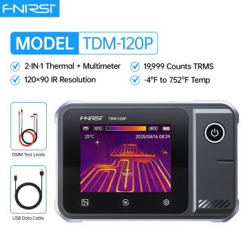 FNIRSI TDM-120P Thermal Imaging Camera with True RMS Digital Multimeter in BD, Bangladesh by BDTronics