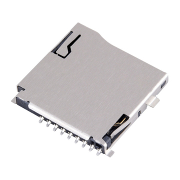 TF Micro SD Card Socket Slot Push-Out Flip Type Surface Mount SMD in BD, Bangladesh by BDTronics