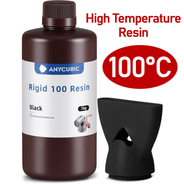 ANYCUBIC Rigid 100 Resin High Temperature Resistance UV Liquid Photopolymer Resin for 3D Printing (1KG) in BD, Bangladesh by BDTronics