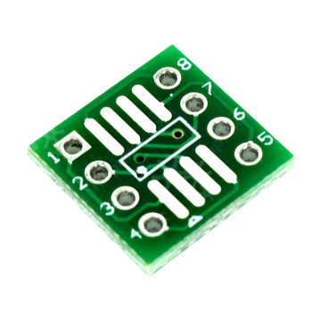 SOP8/ TSSOP8/ SSOP8 to DIP8 Adapter Breakout Circuit PCB Board in BD, Bangladesh by BDTronics