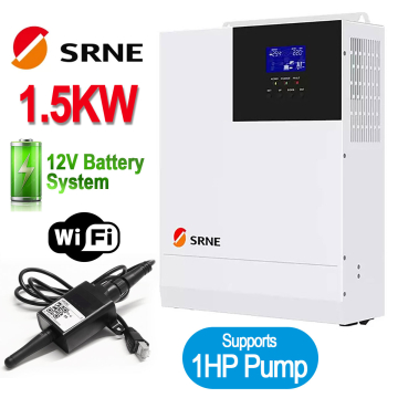 SRNE 1.5KW Off-Grid Solar Inverter Pure Sine Wave with MPPT Solar Charge Controller in BD, Bangladesh by BDTronics