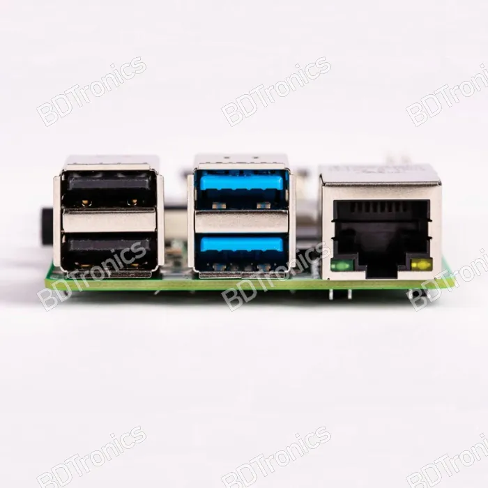 Raspberry Pi 4 Modèle B 4Go RAM - Processeur Quad Core 1,5 GHz, Wi-Fi/Bluetooth 5.0, 2 Ports USB 3.0, Double Sortie Micro HDMI