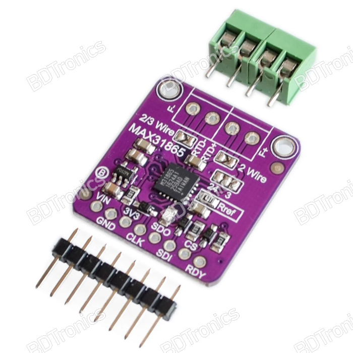 MAX31865 Platinum PT100 RTD Temperature Sensor Amplifier Module MAX31865 Platinum PT100 RTD Temperature Sensor Amplifier Module