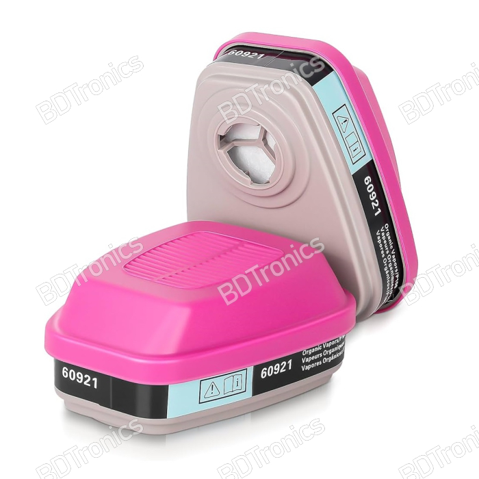 thumbnail interactive-video image 1 of 3M 60921 Organic Vapor Cartridge / P100 Filter – 1 Pair (2 Cartridges) – 0780083143077 1 of 5