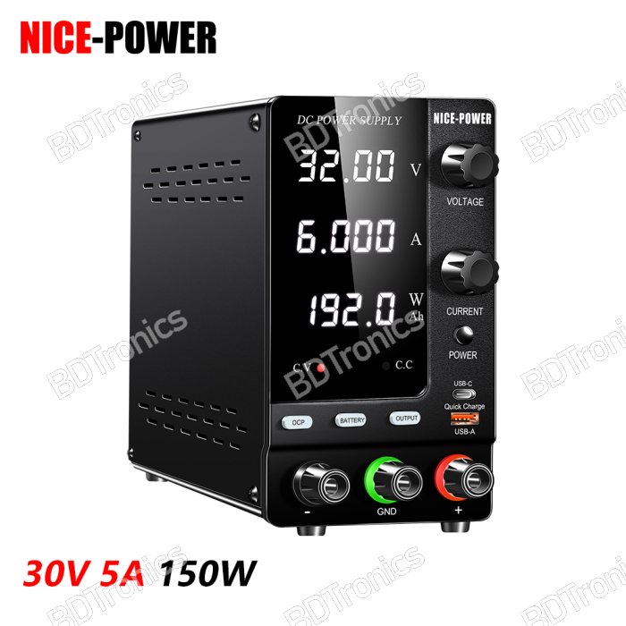 NICE-POWER SPPS-C305C / SPPS-C305-C 30V 5A 150W Adjustable DC Switching Power Supply NICE-POWER SPPS-C305C / SPPS-C305-C 30V 5A 150W Adjustable DC Switching Power Supply