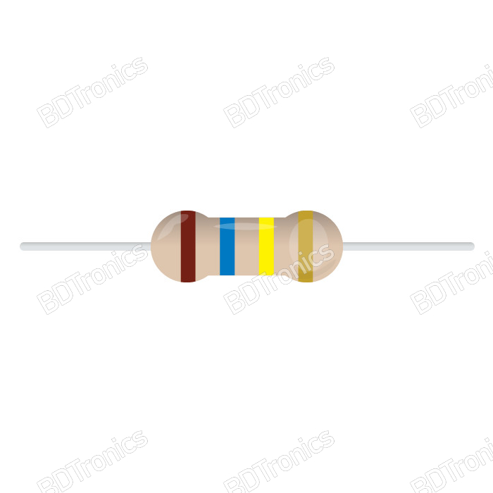 160K Ohm 1/4W Resistor 160K Ohm 1/4W Resistor