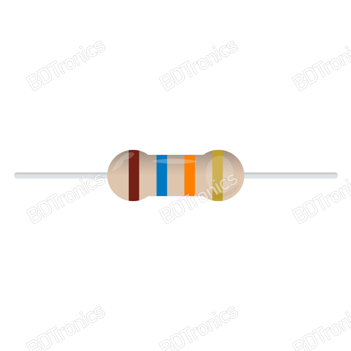 16K Ohm 1/4W Resistor 16K Ohm 1/4W Resistor