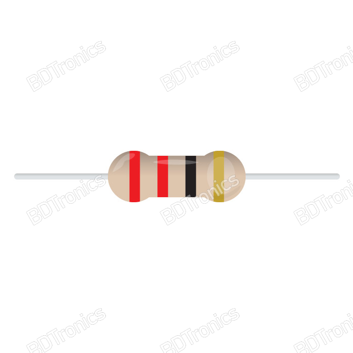 22 Ohm 1/4W Resistor 22 Ohm 1/4W Resistor
