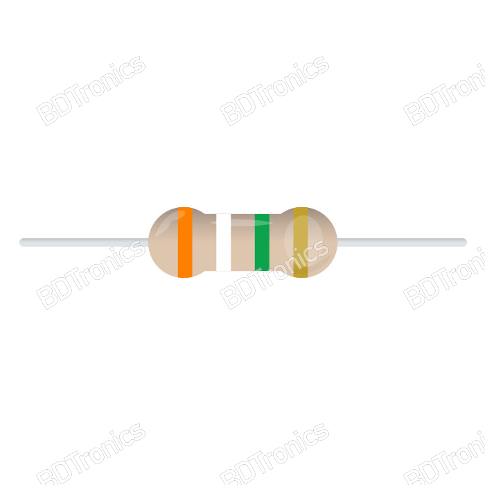 3.9M Ohm 1/4W Resistor 3.9M Ohm 1/4W Resistor