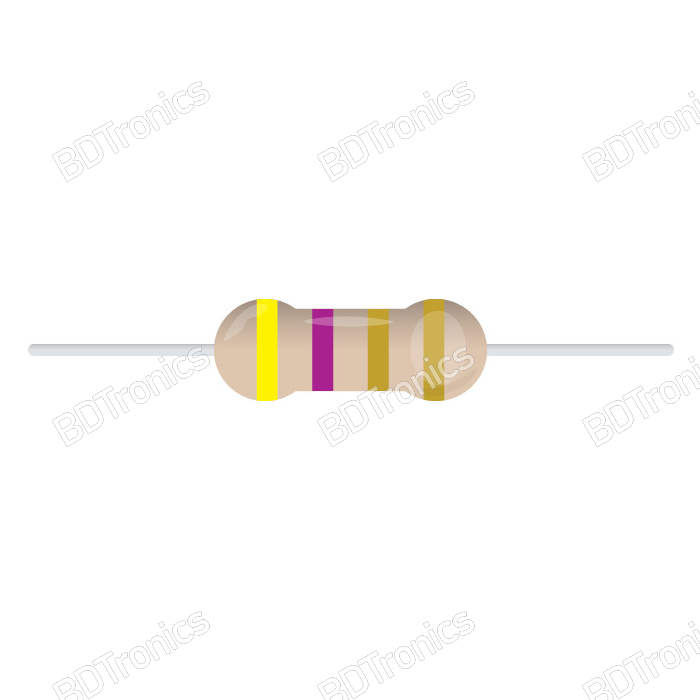 4.7 Ohm 1/4W Resistor 4.7 Ohm 1/4W Resistor
