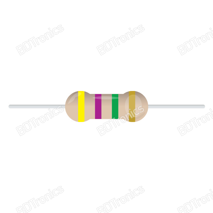 4.7M Ohm 1/4W Resistor 4.7M Ohm 1/4W Resistor