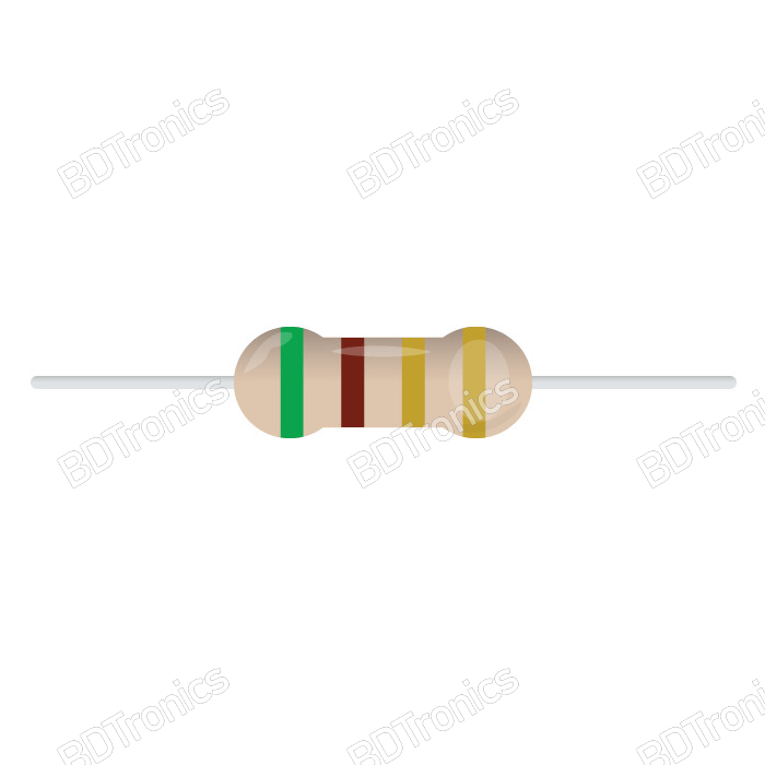 5.1 Ohm 1/4W Resistor 5.1 Ohm 1/4W Resistor