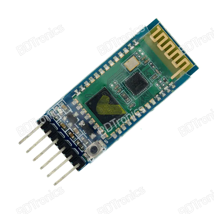 HC-05 Bluetooth Serial Module - 6 Pin Wireless RF Transceiver For Arduino & DIY