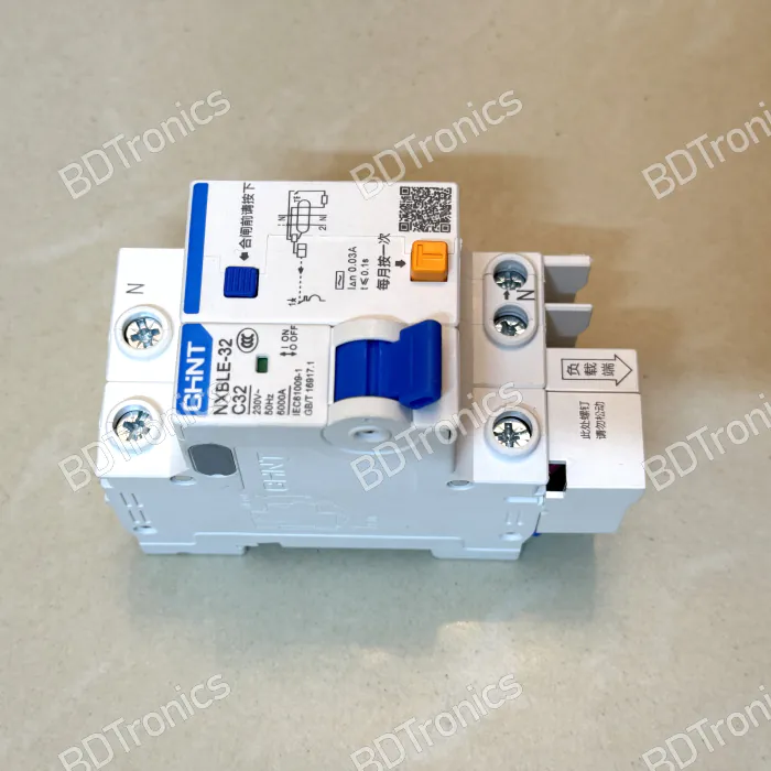 CHINT RCBO 32A (Best Quality) Safety Protection Device Circuit Breaker  NXBLE-32