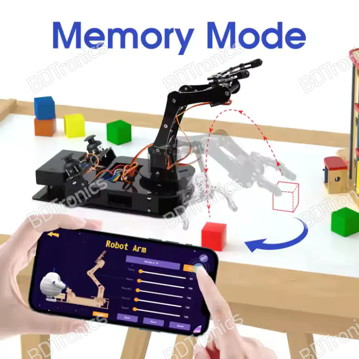 ACEBOTT 4-DOF Robot Arm Kit QD022 Programmable ESP32 Arduino