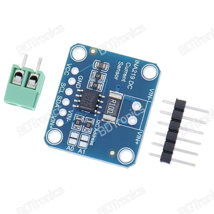 MCU-219 INA219 Bi-directional Current Sensor Breakout Module I2C Zero Drift Power Monitoring Sensor Module High-precision From Oscillators - Price 43.25 - View #9