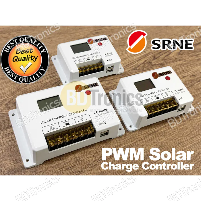 High Quality PWM Solar Charge Controller 12V/24V 20A for Lead Acid