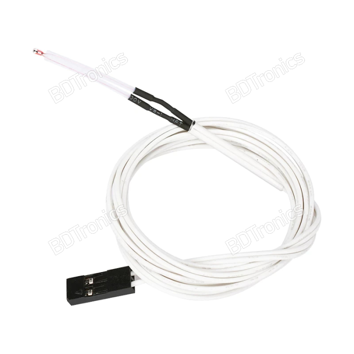NTC 3950 Thermistor Sensor 100K ohm with Cable and Dupont Connector 3D
