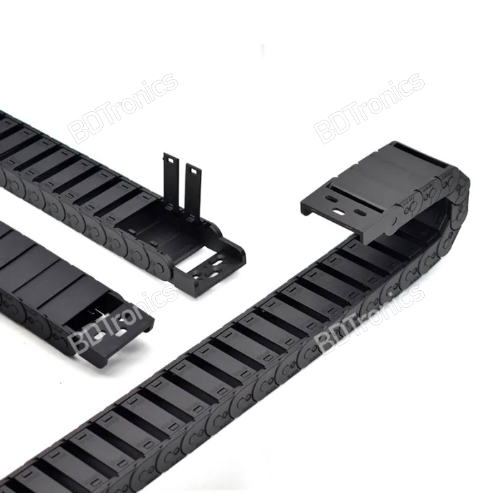 Plastic Cable Carrier Drag Chain SemiEnclosed Type Wire Transmission