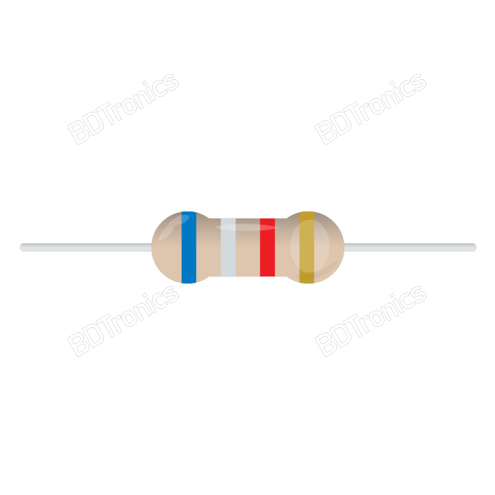 6.8K Ohm 1/2W Resistor price in BD