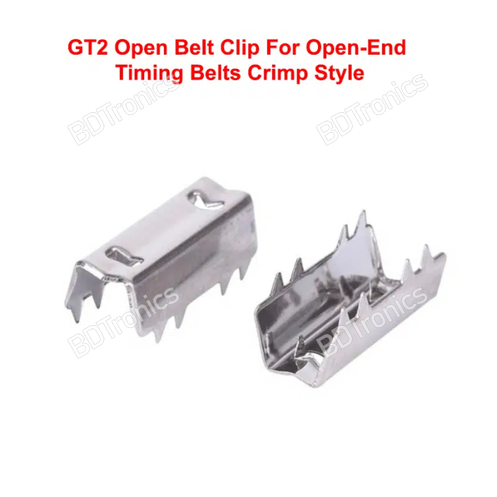 GT2 Rubber Timing Belt Metal Clamp (Crimp Style) price in BD