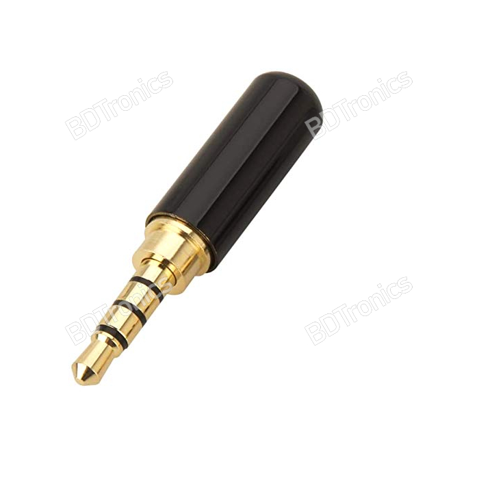 4 Pole 3.5mm Male Repair Headphone Jack Plug Metal Audio Soldering Headset Connector price in BD