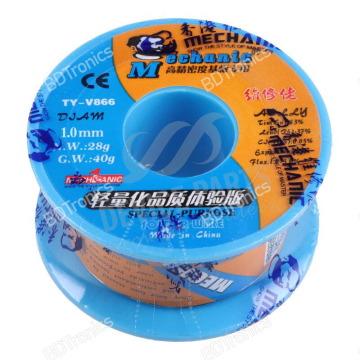 Mechanic 1.0mm Flux Core Solder Wire TY-V866 High Quality Soldering Lead (40G) in BD, Bangladesh by BDTronics
